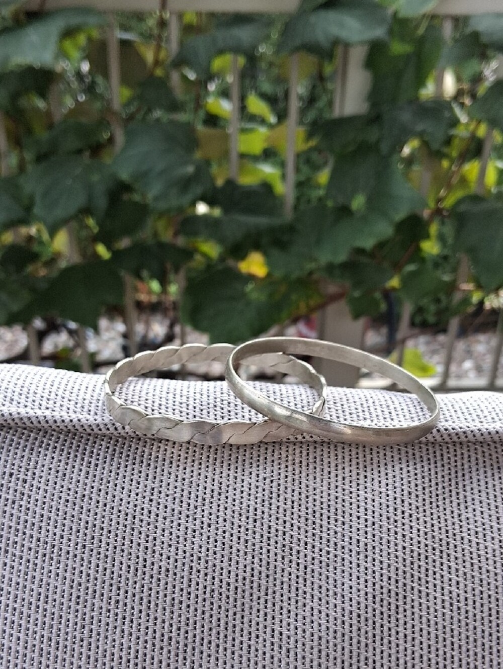 Vintage Mexican Mid-Century Modern Stacked Bangles